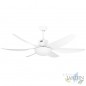 Ventilateur de plafond Orbegozo 138 cm, 6 pales en ABS, télécommande, éclairage LED 3 tons, 5 vitesses, minuterie