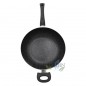 Wok anti-adhésif avec couvercle, woks de 20 cm