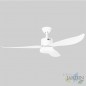 Ventilateur de plafond avec éclairage LED, 3 vitesses, Télécommande, 60W, Blanc, CP103132 Ventilateur de plafond avec éclairage LED, 3 vitesses, Télécommande, 60W, Blanc, CP103132