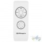 Ventilateur de plafond avec éclairage LED, 3 vitesses, Télécommande, 60W, Blanc, CP103132 Ventilateur de plafond avec éclairage LED, 3 vitesses, Télécommande, 60W, Blanc, CP103132
