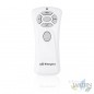  Ceiling fan with remote control and light Orbegozo, 3 blades, white.