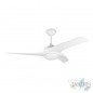 Ventilador de Techo con Luz y Mando a Distancia Orbegozo, 3 Palas, 3 Velocidades, Blanco