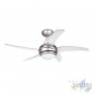 Orbegozo Ceiling Fan with Remote Control, 5 Blades, Gray and Transparent | Modern Style