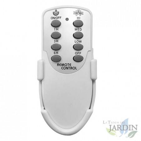 Ceiling fan with light and remote control, 5 blades, power 55 W and 3 speeds