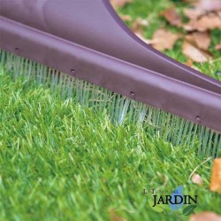 Brosse pour peigner Gazon Artificiel - Tapis, Manche télescopique de 122 cm, Manche en Acier résistant, Gazon Artificiel, râteau