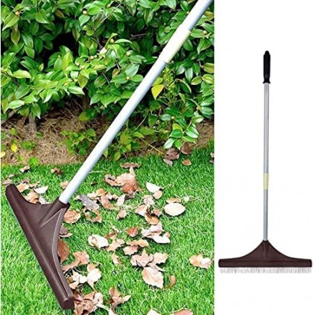 Spazzola estensibile da 0,68 a 1,22 m per la pulizia dell'erba sintetica. Adatta a qualsiasi tipo di prato.