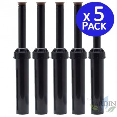 Lot de 5 Diffuseur d'arrosage Toro LPS412 avec buse réglable, portée 3,7 mètres, Tuyère d'irrigation hauteur de tige 10 cm