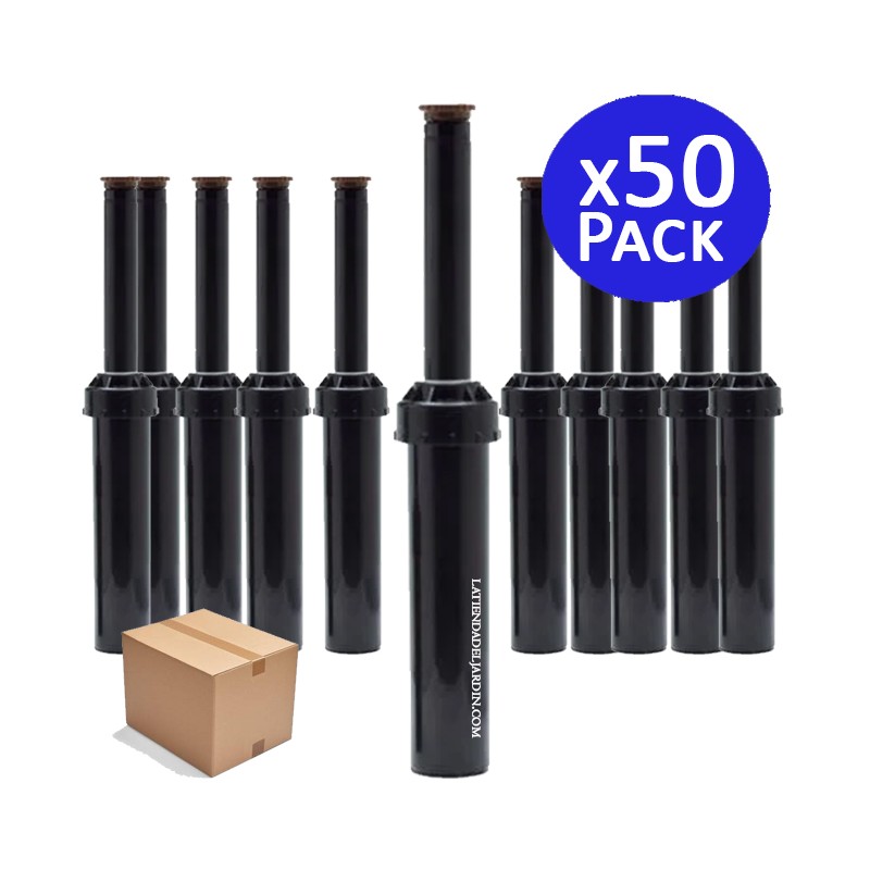 Lot de 50 Diffuseur d'arrosage Toro LPS410 avec buse réglable, portée 3 mètres, Tuyère d'irrigation hauteur de tige 10 cm