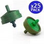 Set di 25 Gocciolatori autorregolanti Netafim 8 l/h, Gocciolatori di irrigazione in linea sistema micro, Irrigazione agricola