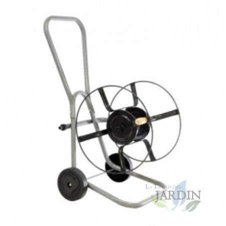 Carrello portatubo in acciaio per tubi da 15 mm e 70 metri o da 19 mm e 50 metri