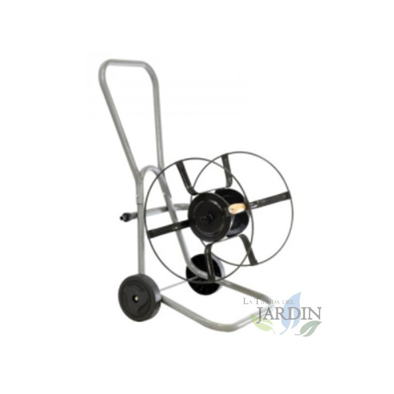 Carrinho de mangueira de aço para 15 mm e 70 metros ou 19 mm e 50 metros