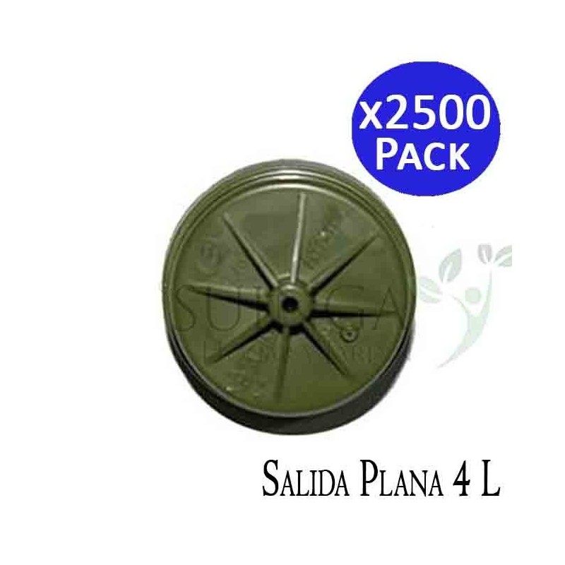 Goutteur auto-compensateur Netafim 4 l/h à sortie plate. 2500 unités.