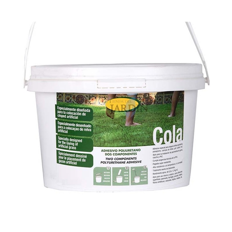 Klebstoff 6 kg für Kunstrasen und Gummipflaster | Graskleber mit hoher Haftung Klebstoff 6 kg für Kunstrasen und Gummipflaster | Graskleber mit hoher Haftung