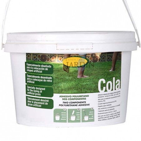 Pegamento Cola Adhesiva 6 Kg para Césped Artificial y Pavimento de Caucho | Cola césped de Alta Adherencia