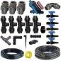 Pack Riego por Goteo para Jardin hasta 100 m2. Incluye tuberia y accesorios de instalación para conexión a grifo