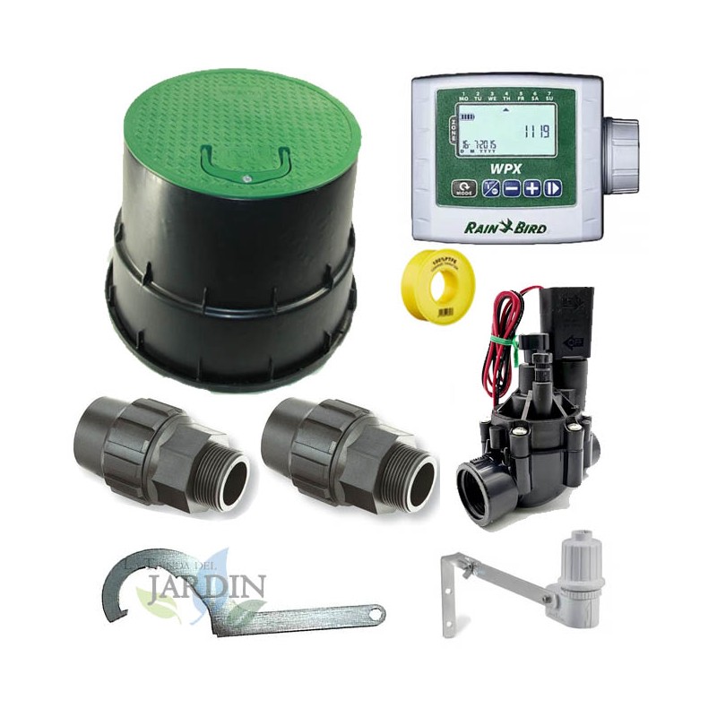 Kit di irrigazione automatica professionale Rain Bird 1 zona 9v Kit di irrigazione automatica professionale Rain Bird 1 zona 9v
