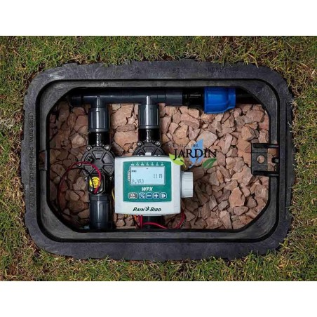 Kit di irrigazione automatica professionale Rain Bird a 2 zone da 9 V