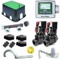 Kit di irrigazione automatica professionale Rain Bird a 2 zone da 9V per tubo da 32 mm, automazione dell'irrigazione