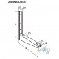 Set of external supports for air conditioning of 45 cm. Medium ECO Model Set of external supports for air conditioning of 45 cm. Medium ECO Model