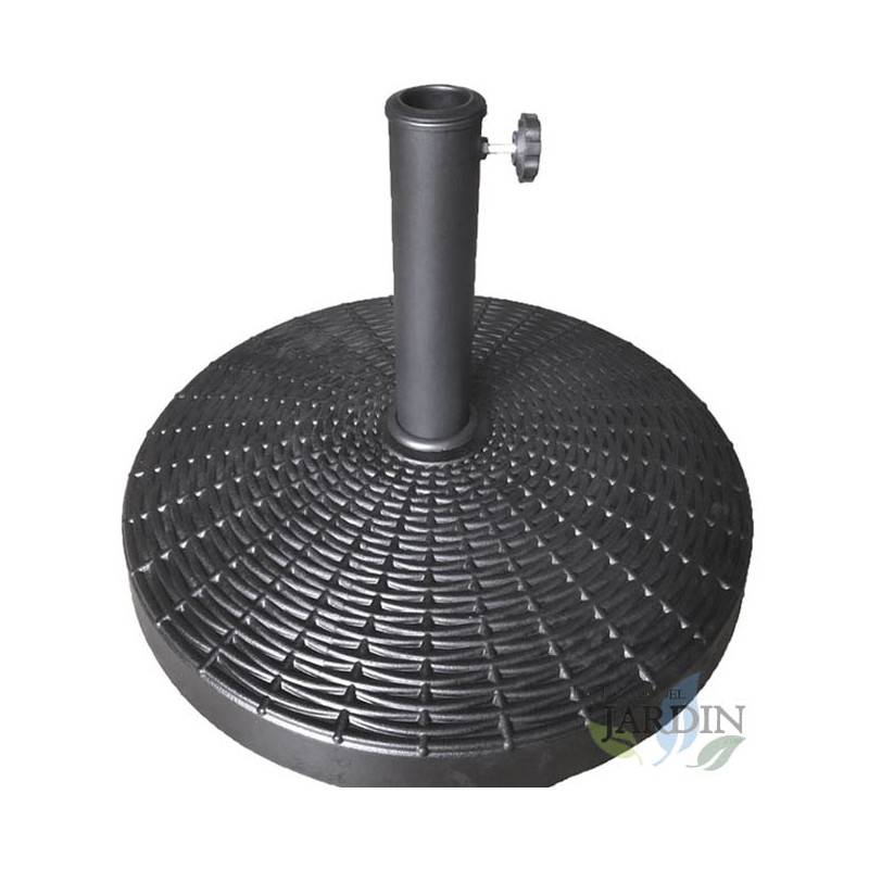 Pied universel pour parasols de jardin | Support de parasol 52 cm, Ø 38/48 mm | Support universel pour parasol
