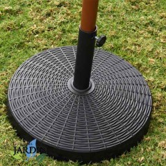 Pied universel pour parasols de jardin | Support de parasol 52 cm, Ø 38/48 mm | Support universel pour parasol