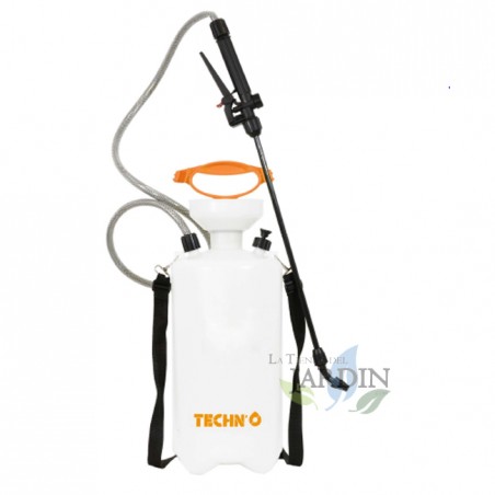 Pressure sprayed backpack for chemical products 7 liters