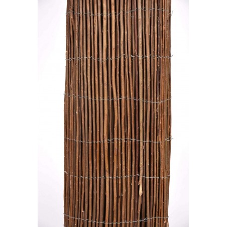 Cerca grossa de vime natural 1 x 5 m, 85% de ocultação