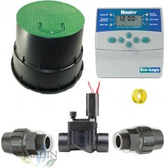 Hunter 1-Zone 24 V professionelles automatisches Bewässerungsset