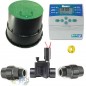 Kit d'irrigation automatique Hunter 24 V à 1 zone pour tuyau de 32 mm | Comprend un programmateur, une électrovanne et des acces Kit d'irrigation automatique Hunter 24 V à 1 zone pour tuyau de 32 mm | Comprend un programmateur, une électrovanne et des acces