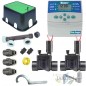 Kit di irrigazione automatico Hunter 24V a 2 zone per tubi da 32 mm | Include programmatore, elettrovalvole e accessori