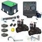 Kit d'arrosage automatique professionnelOrbit Irrigation 24V, 2 Zones d'Irrigation pour tuyaux de 32mm