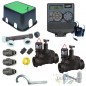 Orbit 2-Zone 24V Automatic Irrigation Kit for 32mm Pipe | Includes Programmer, Solenoid Valves and Accessories