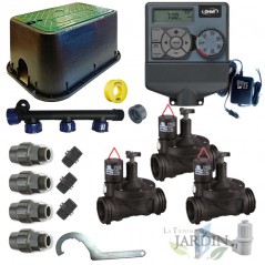 Orbit - Kit de irrigação automática profissional Suinga de 3 zonas e 24 V
