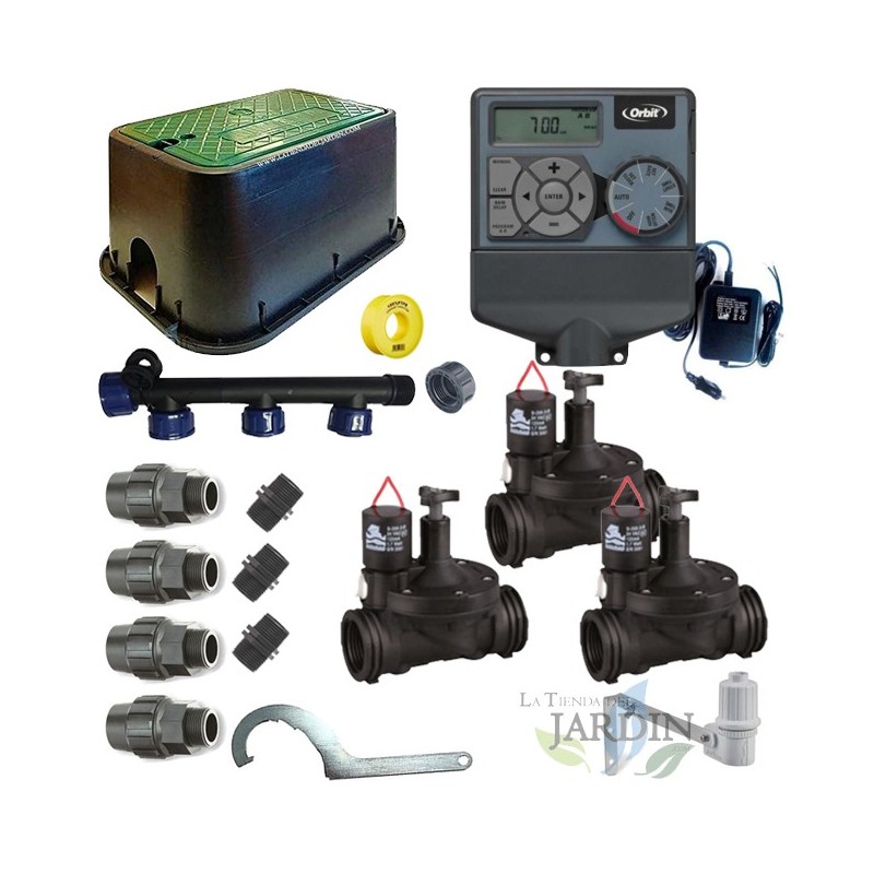 Orbit - Suinga 3-zone 24v professional automatic irrigation kit