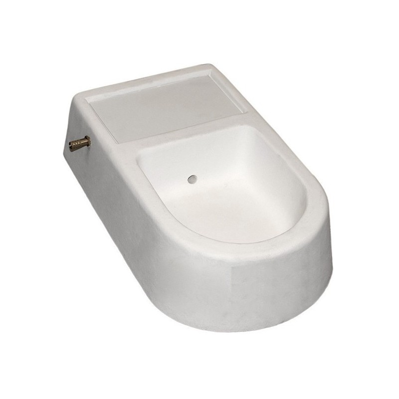 Concrete dog water bowl 25 x 41.5 x 10.5 cm
