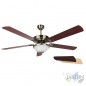 Orbegozo Deckenventilator 142 cm mit Fernbedienung | 5 wendbare Flügel | LED-Beleuchtung | 3 Geschwindigkeitsstufen | Ideal für