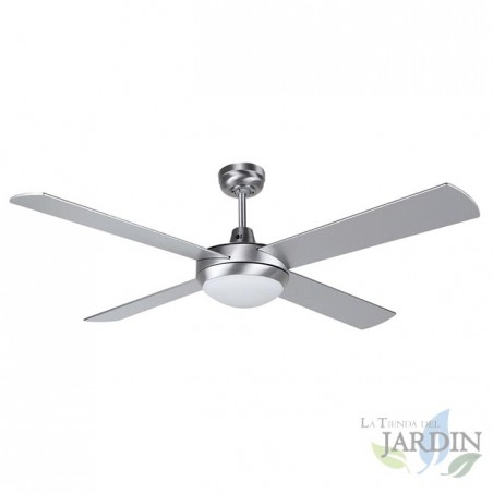  Orbegozo ceiling fan with light, remote control, silver.