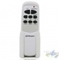  Orbegozo ceiling fan with light, remote control, silver.