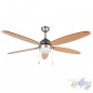 Ventilador de Techo Orbegozo | Luz LED | 5 Palas | 132 cm | Ideal para Salones | 3 Velocidades | Aire Fresco