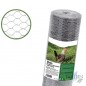 Grillage à Poule 13mm 1x50 m. Galvanisé Maille Hexagonal Cloture poulailler voliere Poulailler Jardin metallique Grillage Triple