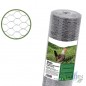 Verzinkter sechseckiger Drahtgeflecht. Maschenweite 13 mm. 1 x 50 m Verzinkter sechseckiger Drahtgeflecht. Maschenweite 13 mm. 1 x 50 m
