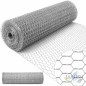 Verzinkter sechseckiger Drahtgeflecht. Maschenweite 13 mm. 1 x 50 m Verzinkter sechseckiger Drahtgeflecht. Maschenweite 13 mm. 1 x 50 m