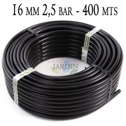 Tuberia micro riego 16 mm x 400 metros