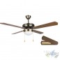 Ventilatore da soffitto Orbegozo con luce, 132 cm | 4 pale reversibili | 3 velocità, 60W | Stile oro antico Ventilatore da soffitto Orbegozo con luce, 132 cm | 4 pale reversibili | 3 velocità, 60W | Stile oro antico