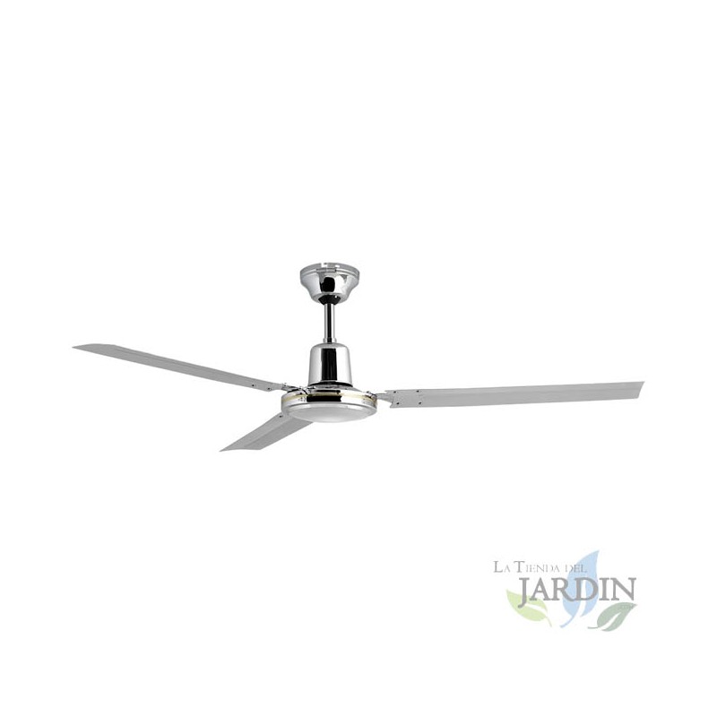 Ventilatore da soffitto Orbegozo con interruttore a parete, 60W, diametro 120cm grigio. Ventilatore da soffitto Orbegozo con interruttore a parete, 60W, diametro 120cm grigio.