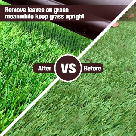 Extendable brush from 0.68 to 1.22 m for sweeping artificial grass. Suitable for any type of lawn.