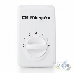 Ventilador de techo Orbegozo | 5 Velocidades | Motor Silencioso | Interruptor de Pared | 3 Aspas | 120 cm | 70W | Blanco