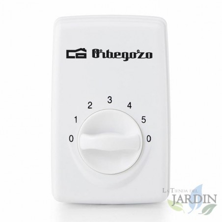 Orbegozo Deckenventilator mit 5 Geschwindigkeiten, Wandschalter, 3 Flügel, 120 cm Durchmesser, 70 W, weiß