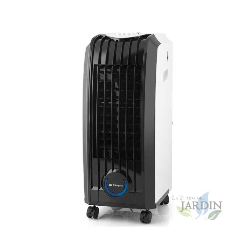 Ar condicionado evaporativo Orbegozo 3 em 1, 3 velocidades, tanque de 4L.