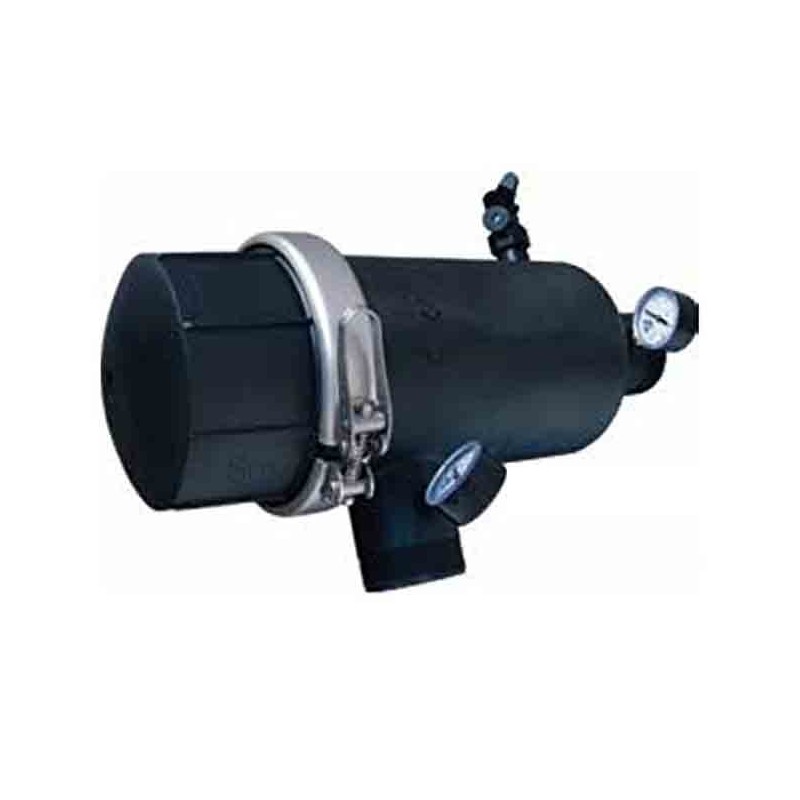 Filtro agricolo a anelli da 2'' con pinza metallica, alta portata 25 m³/h, utilizzato nelle installazioni di irrigazione agricol